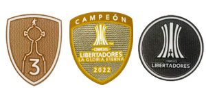 Conmebol Libertadores Patch&Trophy 3 &Winner 2022